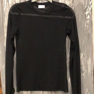 Aritzia Long Sleeve Mesh Shirt